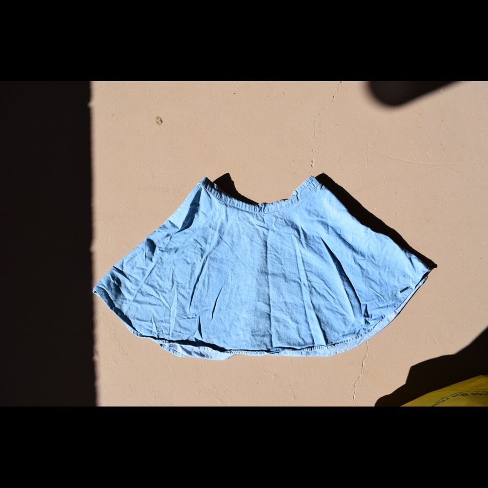 Denim Looking Circle Skirt